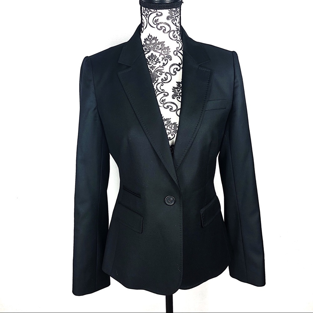 JCREW women one button career blazer jacket sz 0